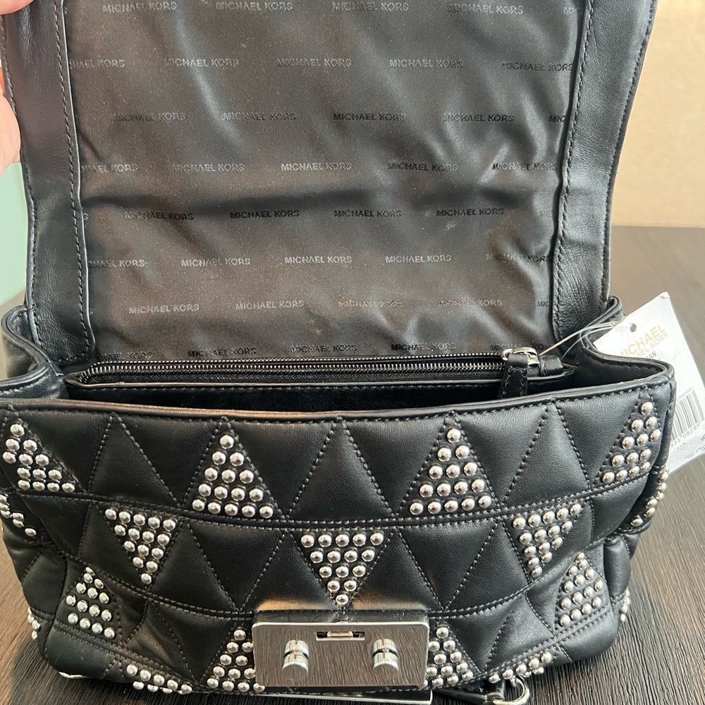 NWT Michael Kors Sloan Leather Chain Shoulder Bag - Picture 5 of 10